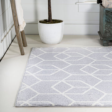 Tumbling Blocks Modern Geometric Area Rug 2
